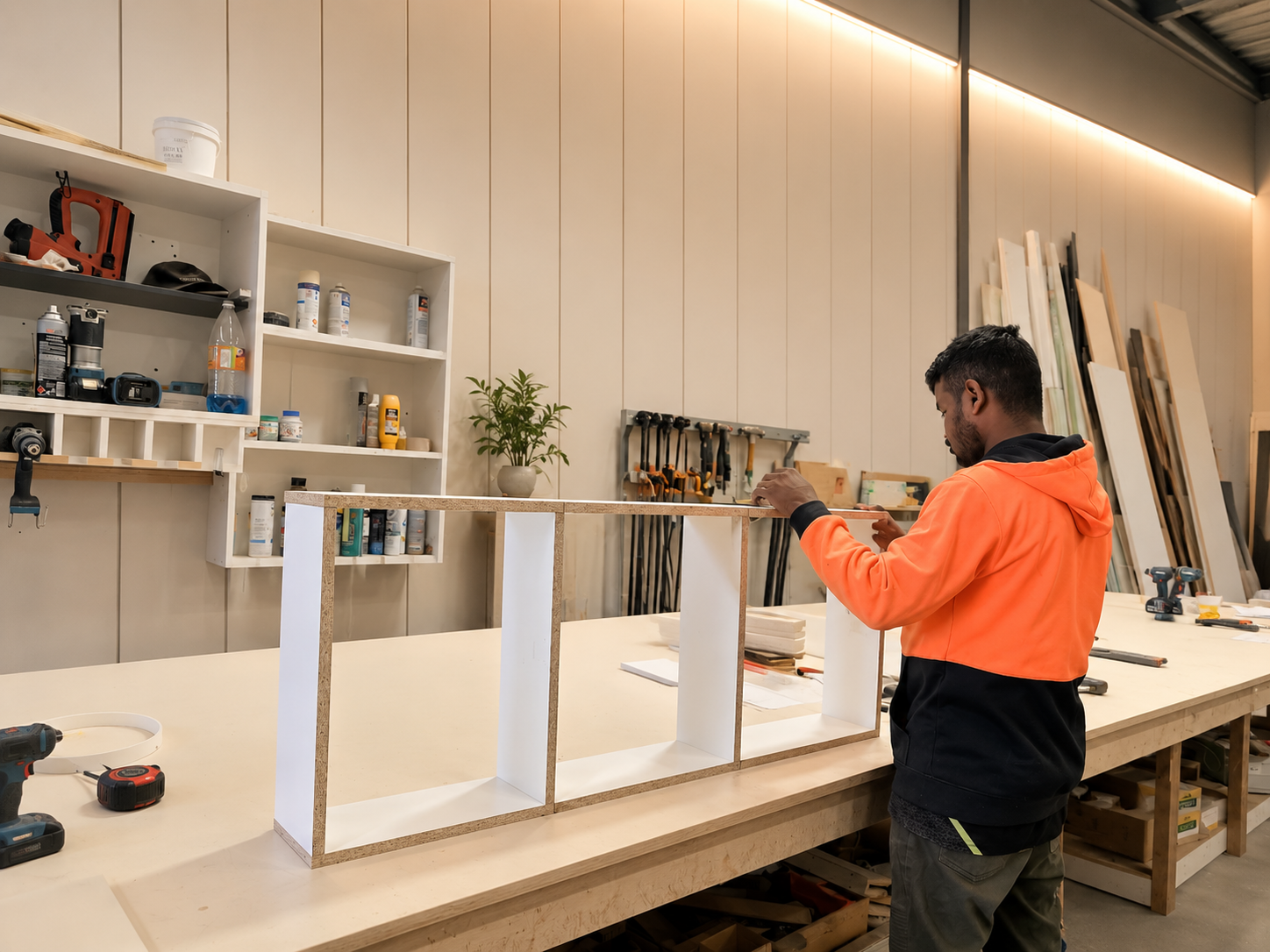 Custom TV unit by Coral Kitchen