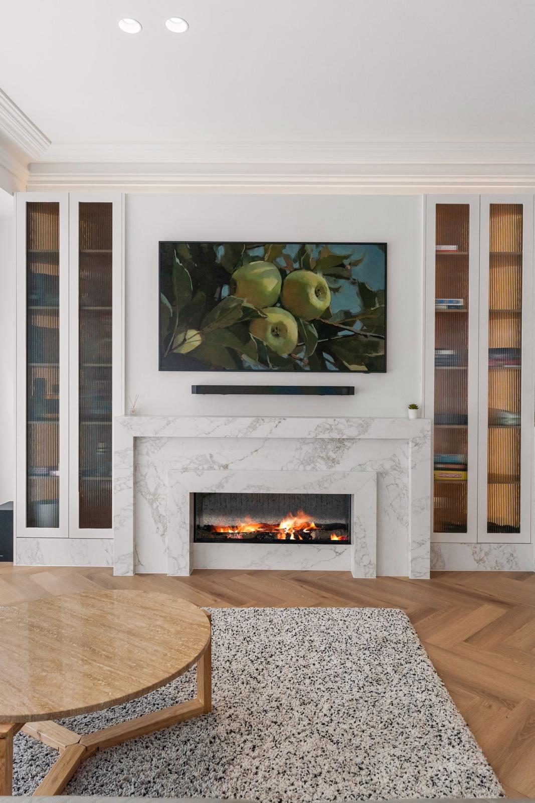 Feature Media Wall - Coral Kitchen