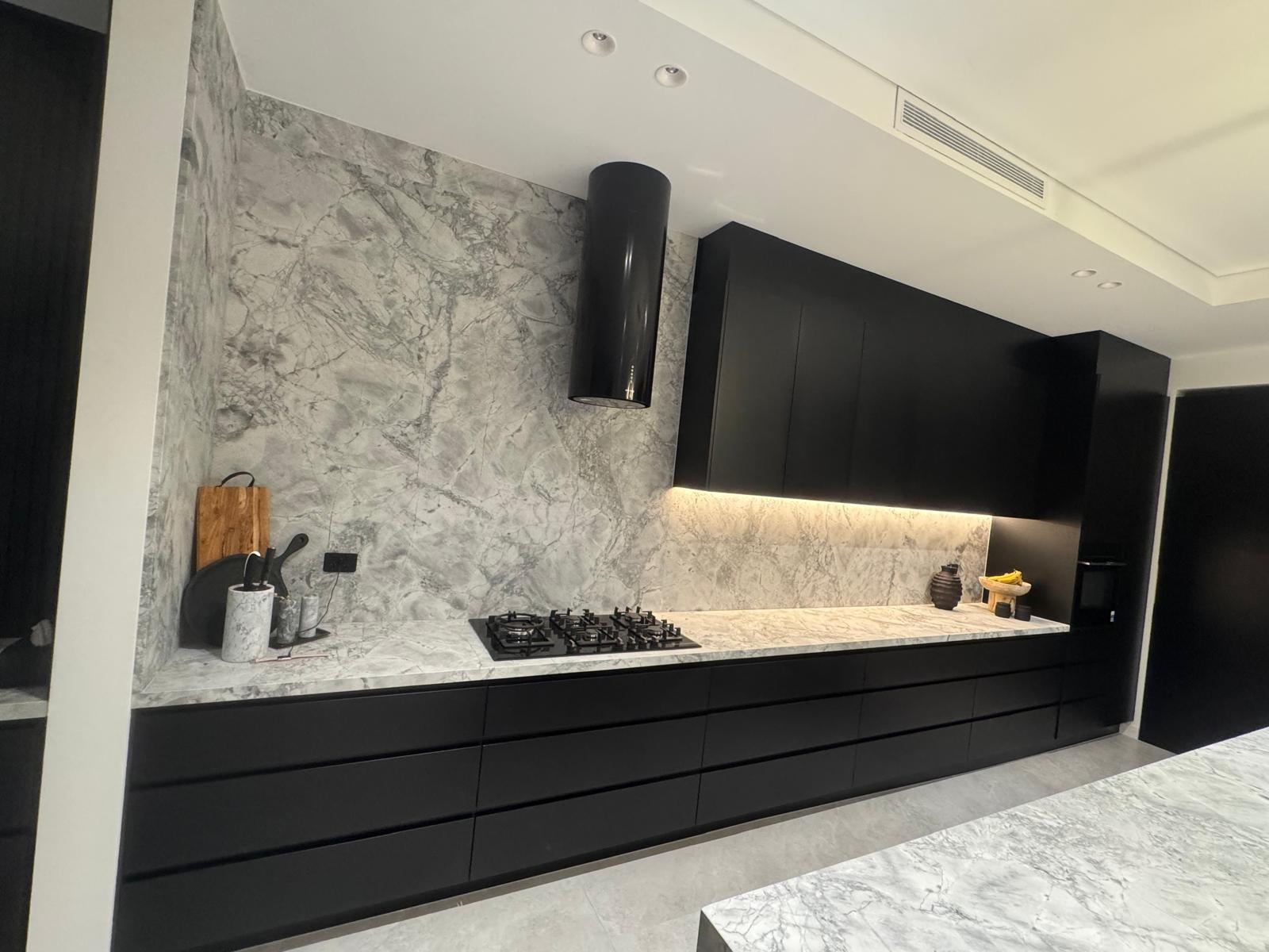 Matte Black Kitchen - Coral Kitchen
