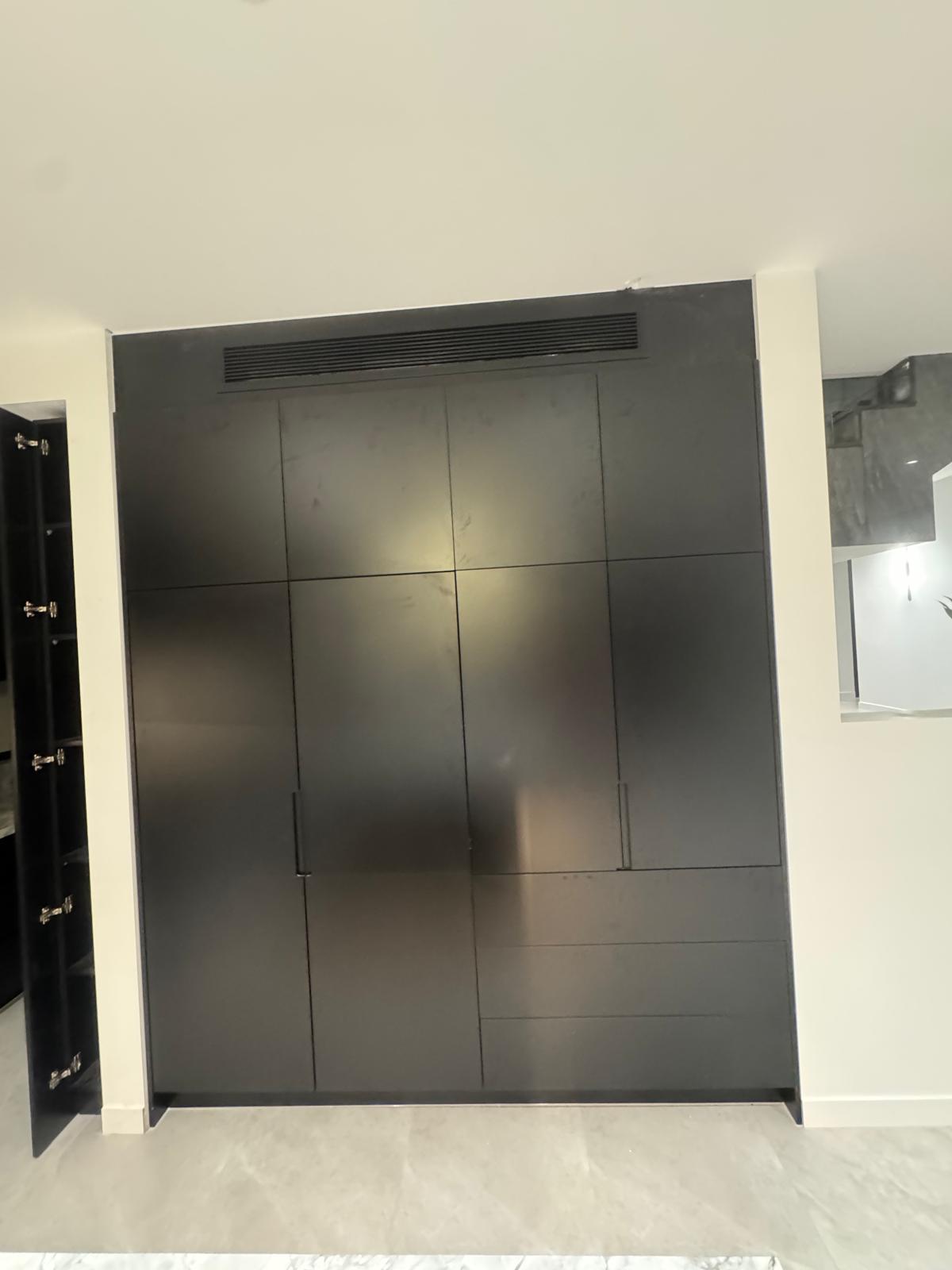 Integrated Fridge Wall Joinery - Coral Kitchen